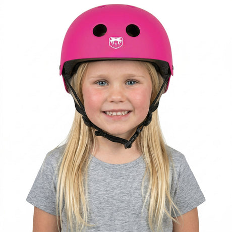 Adrenalin Toddler Skate and Scooter Helmet Pink - Front