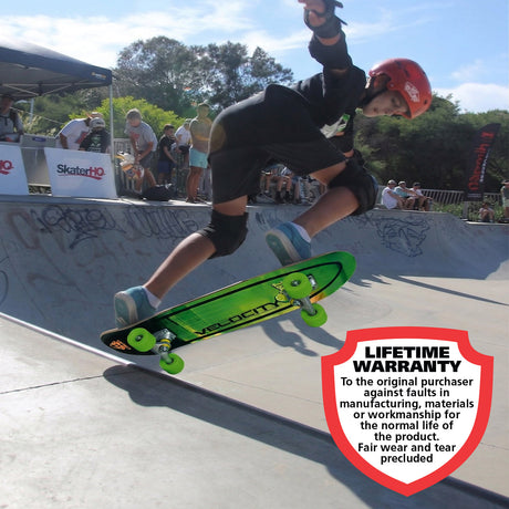 Adrenalin Velocity Lime 26 inch Ramp Street Skateboard - Lifestyle