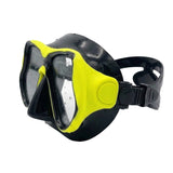 Land & Sea Sports Ningaloo Mask & Snorkel Set Yellow - Mask Side