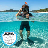 Land & Sea Whitsunday Snorkelling Set Black - Lifestyle