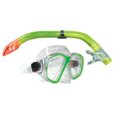 Land & Sea Sports Daintree Silicone Mask & Snorkel Set - Lime