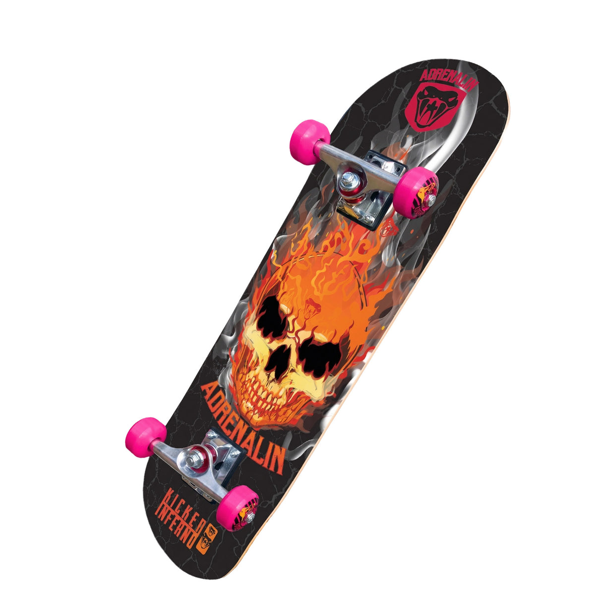 Adrenalin Kicker Inferno Skateboard - Side Angled