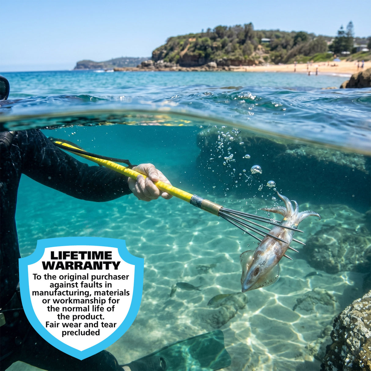 Land & Sea 12mm Fibreglass 2pc Handspear - Lifestyle