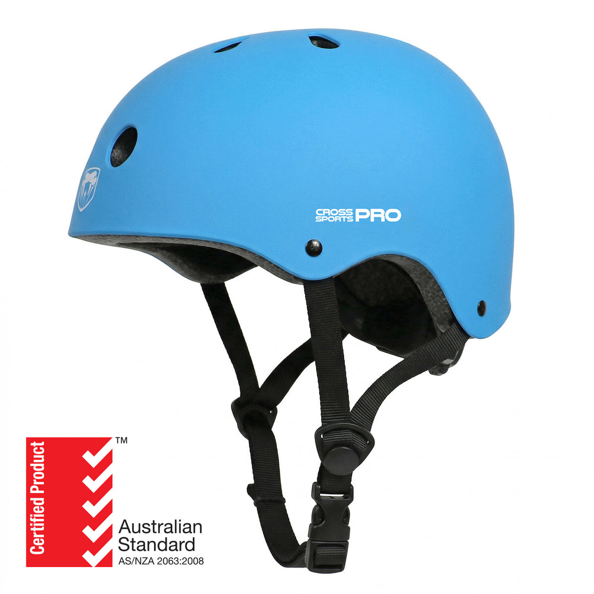 Adrenalin Child Skate and Scooter Helmet Blue - Side