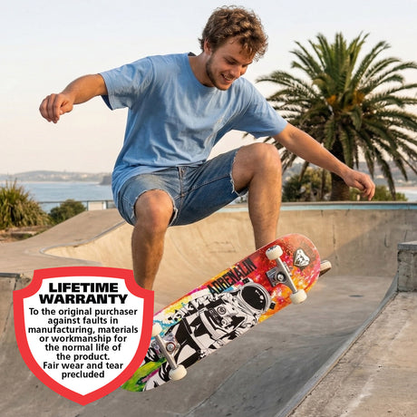 Adrenalin Thrasher Major Tom Canadian Maple Skateboard - Lifestyle