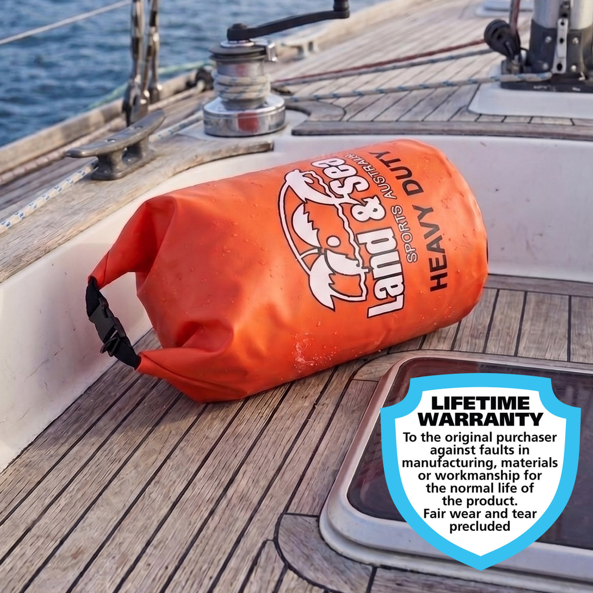 Land & Sea 5L Heavy Duty Dry Bag - Lifestyle