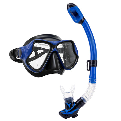 Land & Sea Sports Ningaloo Mask & Snorkel Set Blue - Set