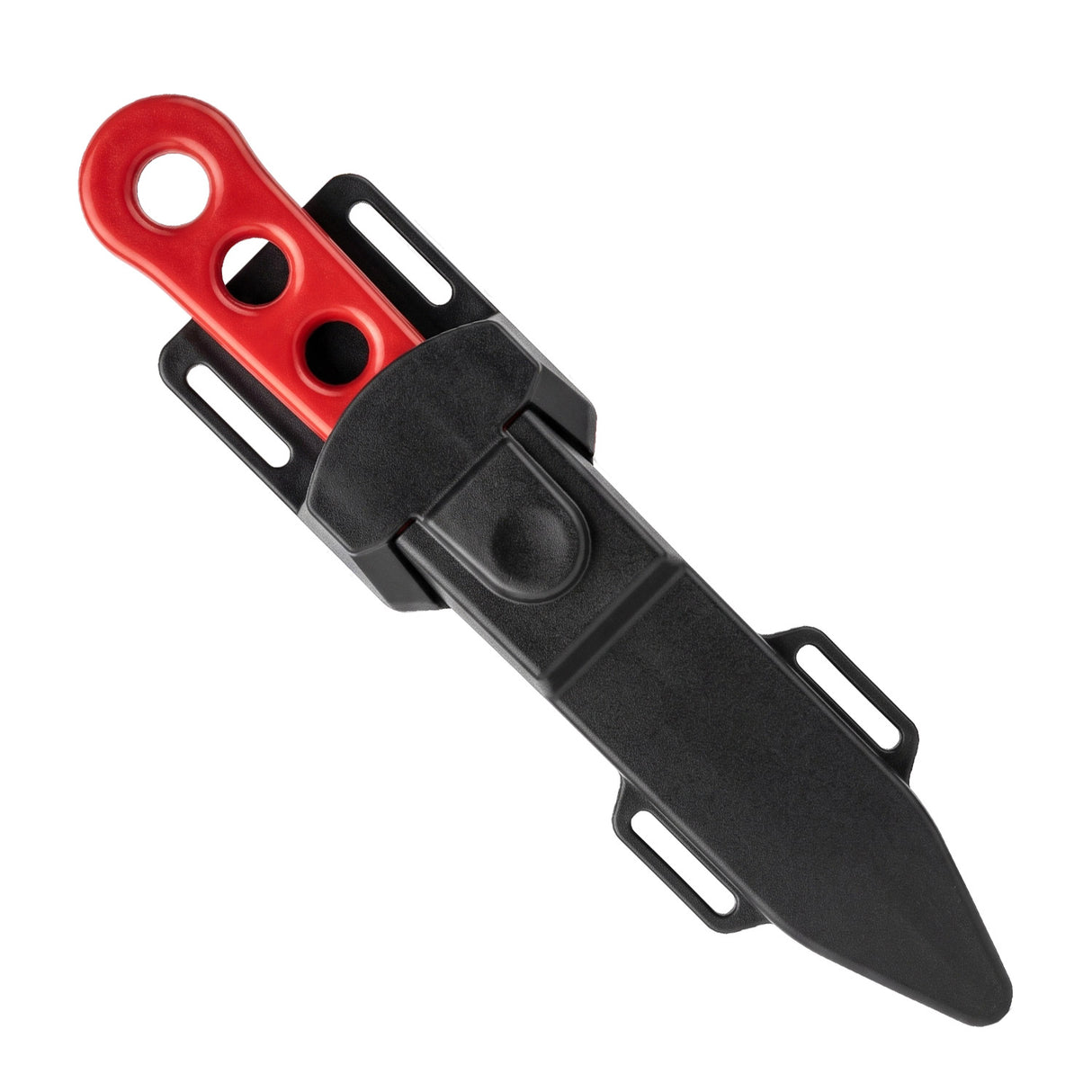 Land & Sea Fancy Dive Knife Red Handle - Cover