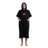 Adrenalin 2P Thermo Poncho Black - Front Female