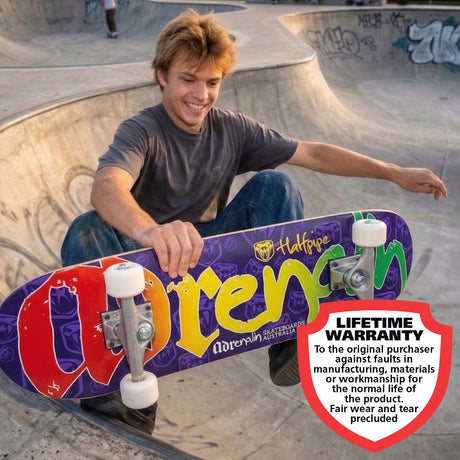 Adrenalin Halfpipe Skateboard Hero 31x8 - Lifestyle