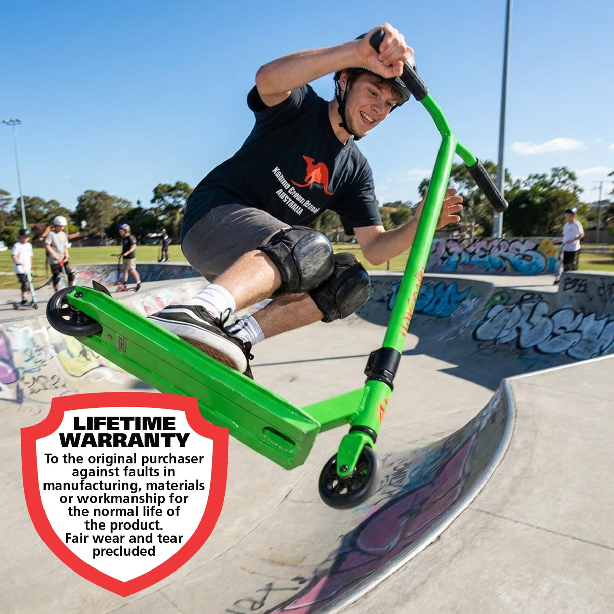Adrenalin Max 100 Stunt Scooter Lime - Lifestyle 2