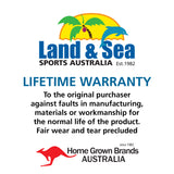 Land & Sea Sports Lifetime Warranty