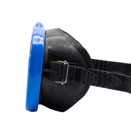 Land & Sea Beaver Double Seal Rubber Mask Blue - Side