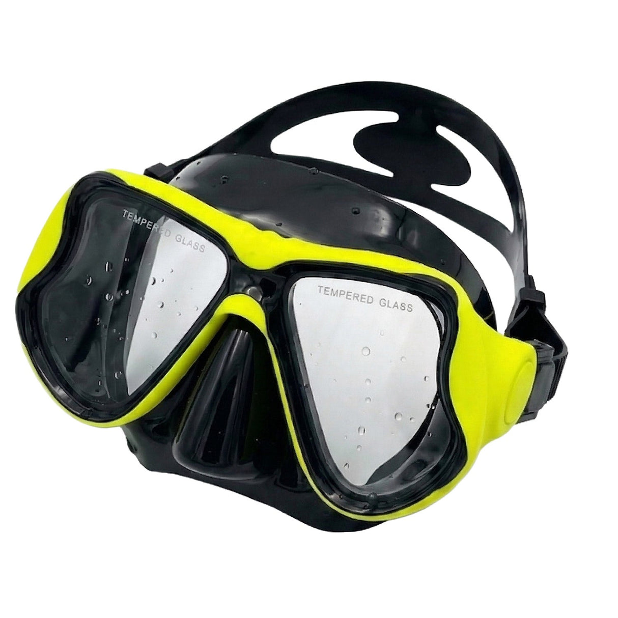 Land & Sea Sports Ningaloo Mask & Snorkel Set Yellow - Mask