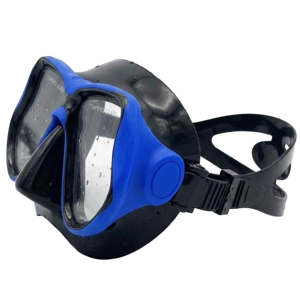 Land & Sea Sports Ningaloo Mask & Snorkel Set Blue - Mask Side