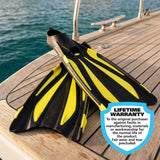 Land & Sea Velocity Fin Yellow - Lifestyle
