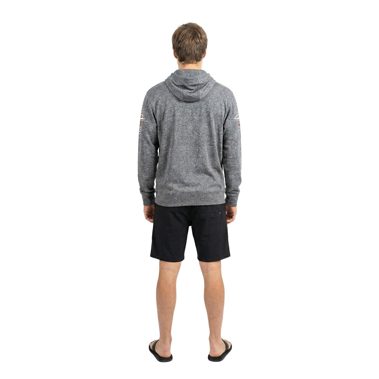Adrenalin 2P Thermo Zip-Front Hoodie Grey - Back
