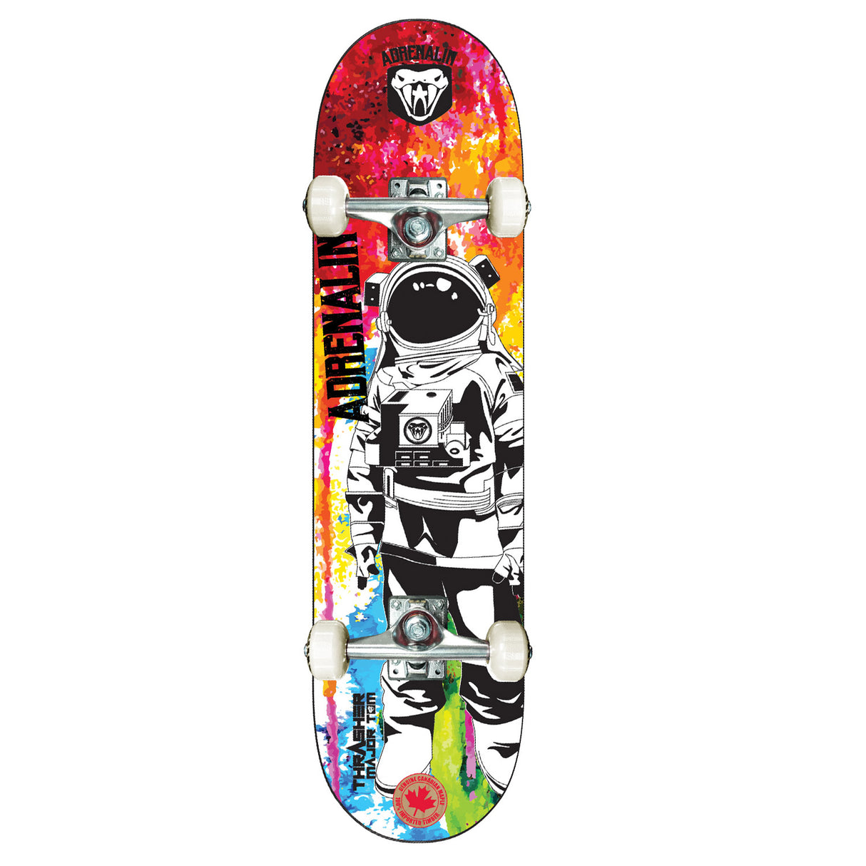 Adrenalin Thrasher Major Tom Canadian Maple Skateboard - Bottom Deck