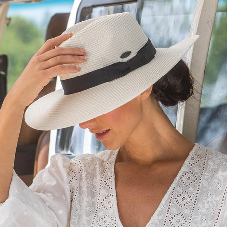 Fiona Wide Brim Fedora - Beachin Surf