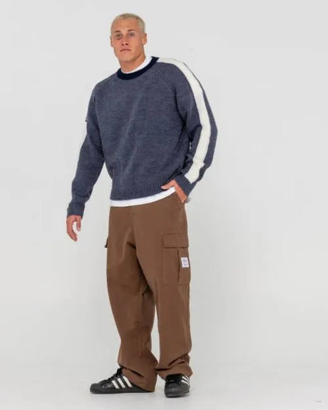 Fishermans Boxy Knitted Crew - Beachin Surf
