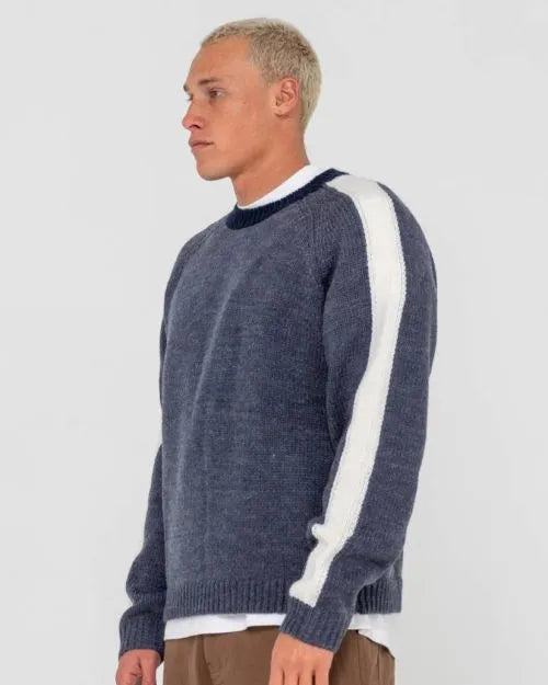 Fishermans Boxy Knitted Crew - Beachin Surf