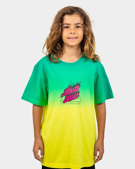 Flamed Not A Dot Santa Cruz Boys S/S T-Shirt - Beachin Surf
