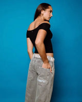 Flip Mommy Low Rise Tapeless Denim Jean - Beachin Surf
