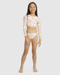 Floraya Ls Crop Top Set - Beachin Surf