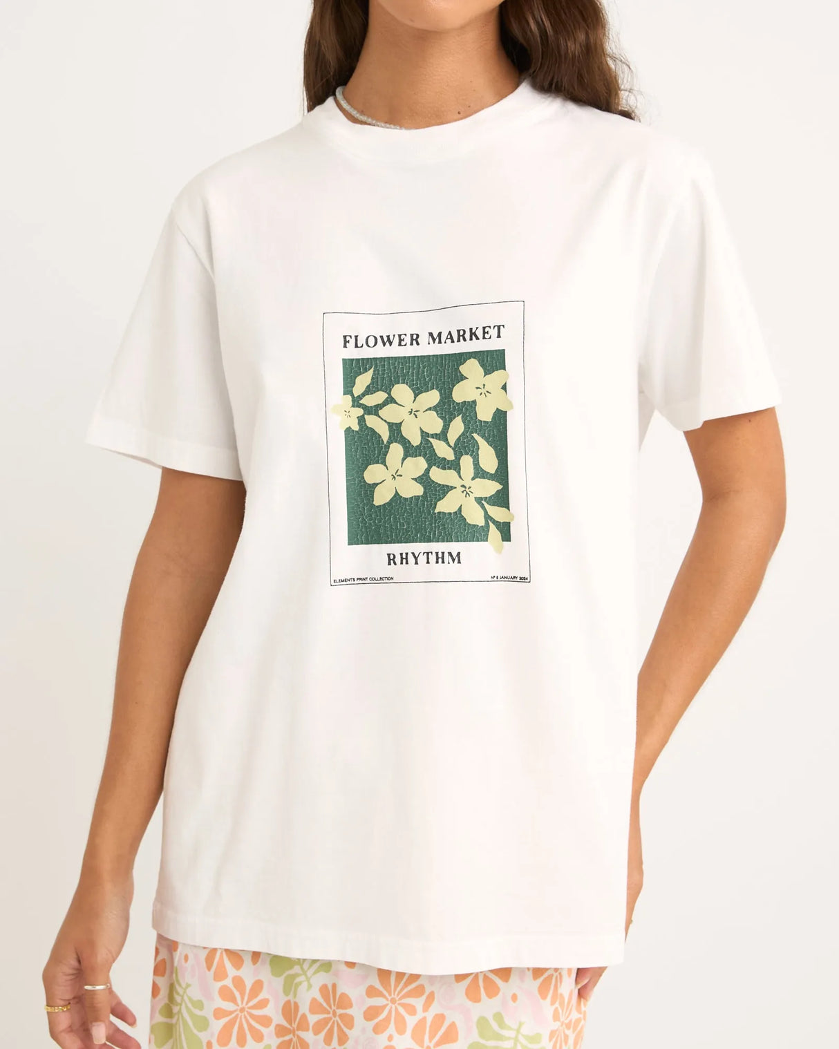 Flower Market Boyfriend Tee - Beachin Surf