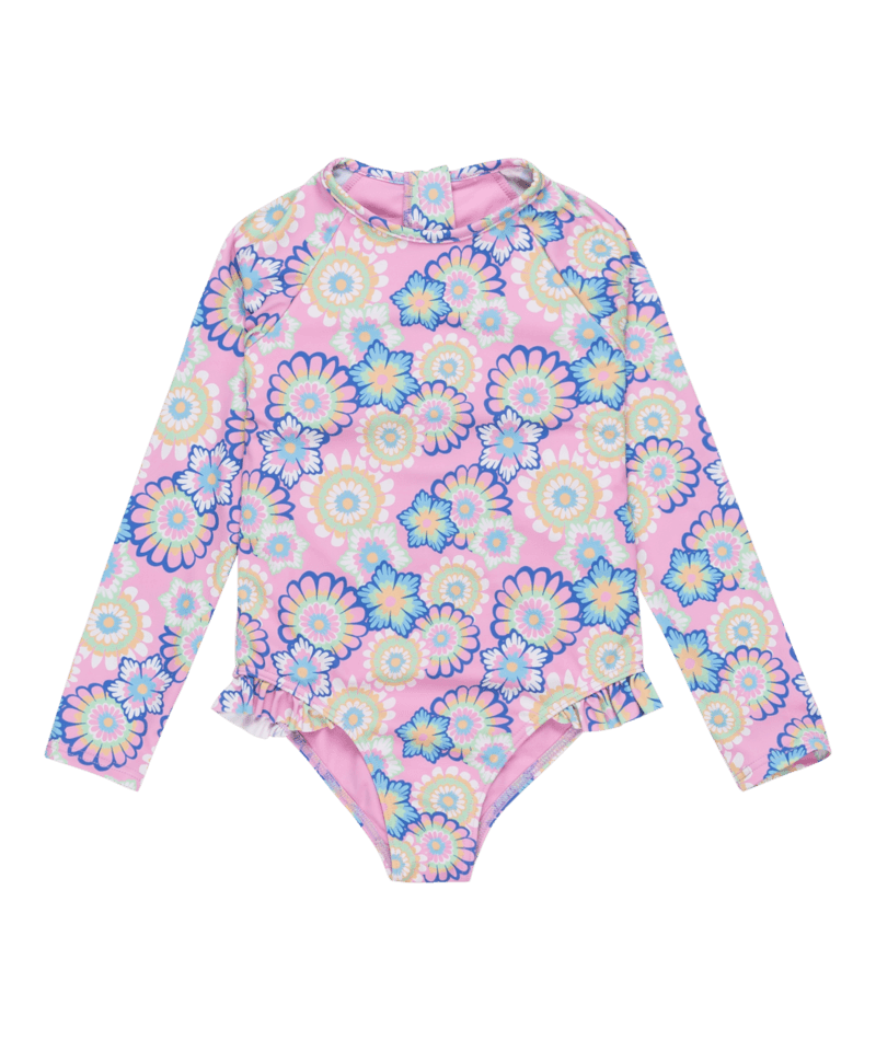 Flower Party Onesie - Beachin Surf