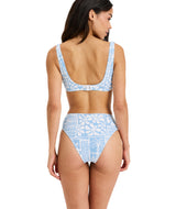 Flowers Wave Mid Waist Mod - Beachin Surf