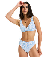 Flowers Wave Mid Waist Mod - Beachin Surf