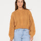 Folktale Chunky Cropped Knit - Beachin Surf