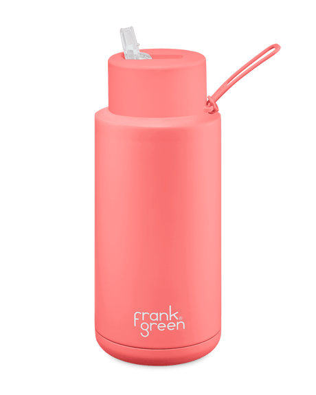 Frank Green - 34Oz/1000Ml Reusable Bottle (Straw) - Beachin Surf