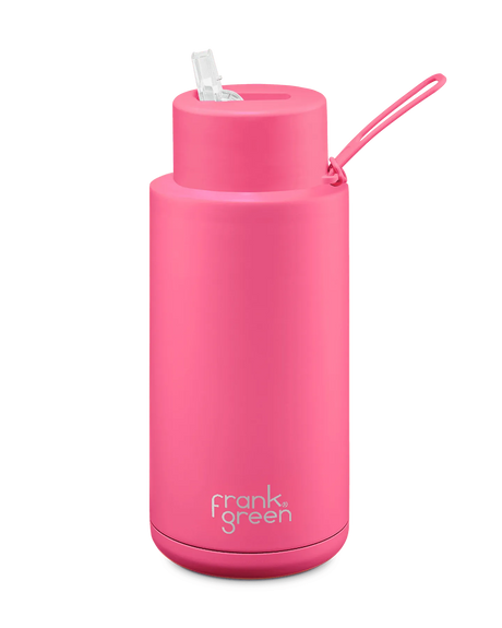 Frank Green - 34Oz/1000Ml Reusable Bottle (Straw) - Beachin Surf