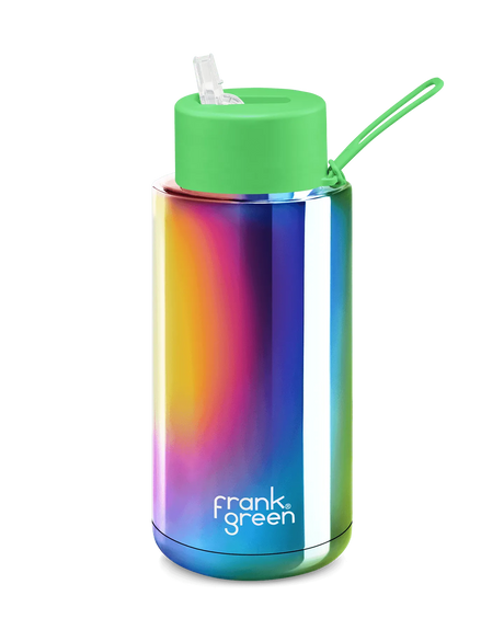 Frank Green - 34Oz/1000Ml Reusable Bottle (Straw) - Beachin Surf