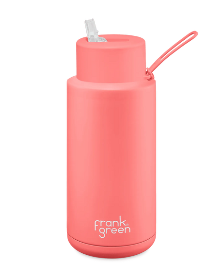 Frank Green - 34Oz/1000Ml Reusable Bottle (Straw) - Beachin Surf
