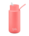 Frank Green - 34Oz/1000Ml Reusable Bottle (Straw) - Beachin Surf