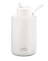 Frank Green 68Oz Stainless Steel Ceramic Reusable Bottle - Straw Lid - Beachin Surf