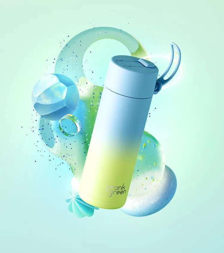 Frank Green Gradient Ceramic Reusable Bottle 20Oz / 595Ml - Beachin Surf