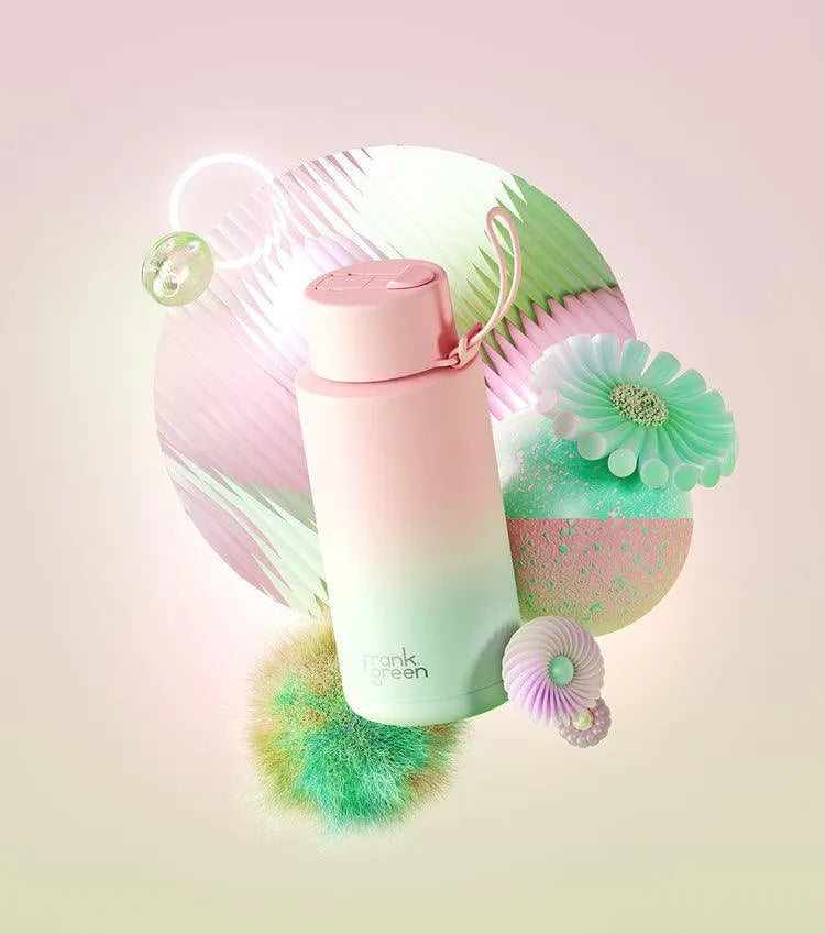 Frank Green Gradient Ceramic Reusable Bottle 34Oz / 1,000Ml - Beachin Surf