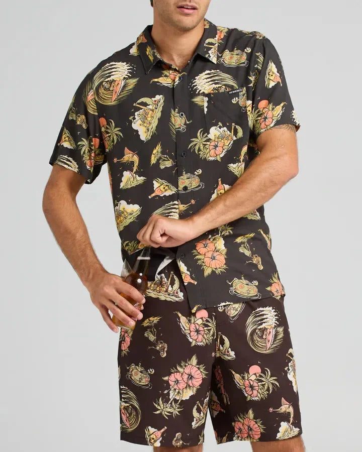 frothin-out-woven-shirt-beachin-surf-18288 - Beachin Surf