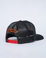 Frothy Fanging Twill Trucker
