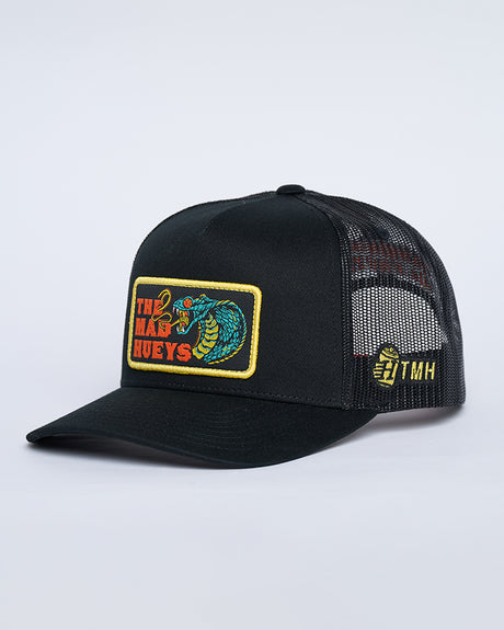 Frothy Fanging Twill Trucker