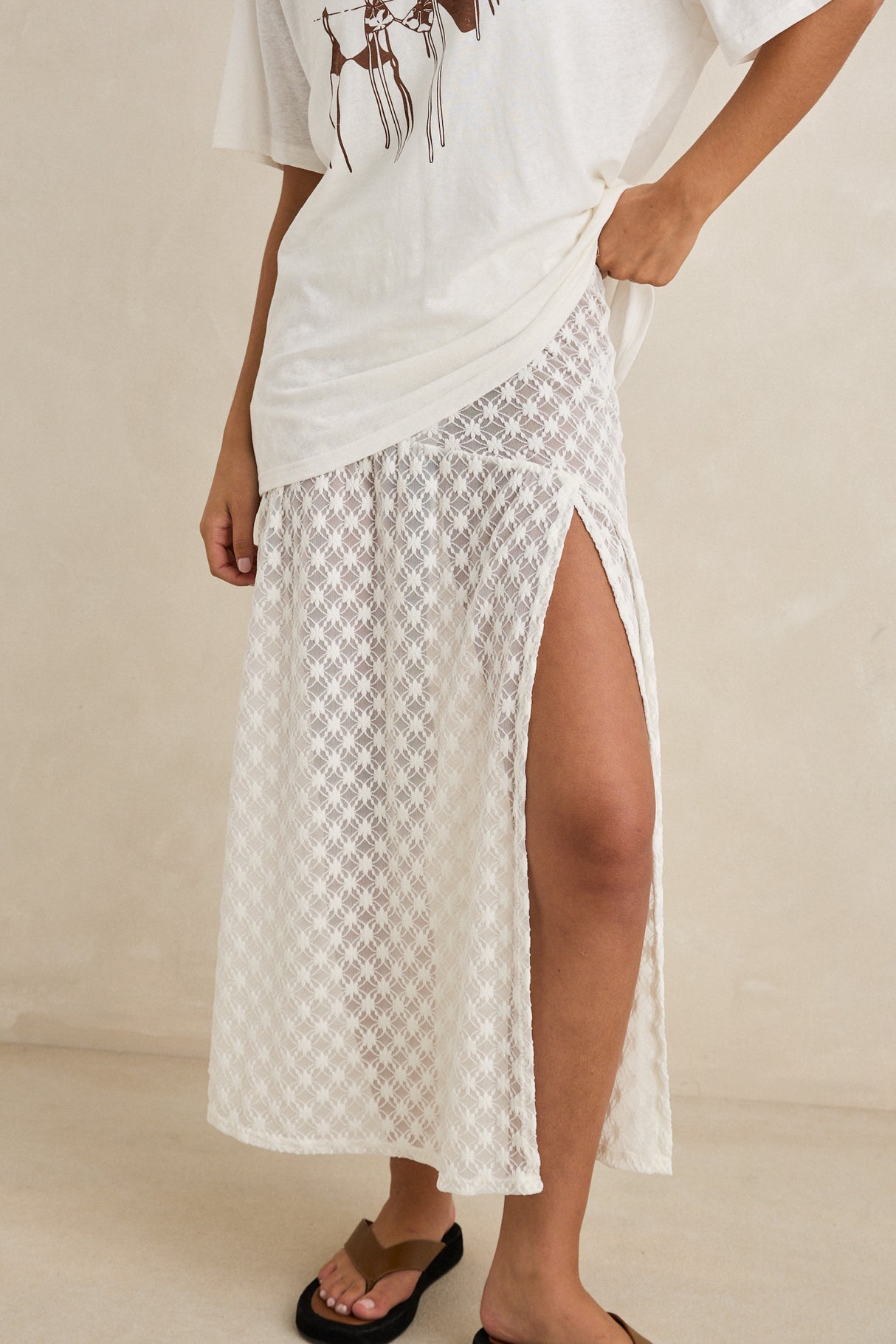 Gigi Lace Maxi Skirt