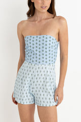 Ginger Strapless Romper