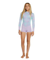 Girl'S Bahia 2Mm Ls Mid Spring Suit Wetsuit - Beachin Surf