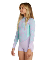 Girl'S Bahia 2Mm Ls Mid Spring Suit Wetsuit - Beachin Surf