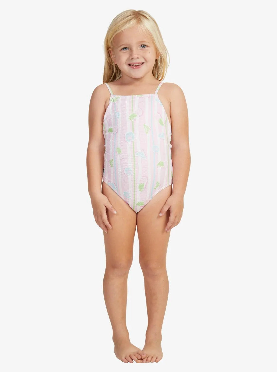 Girls 2-7 Pineapple Line One-Piece Swimsuit - Beachin Surf