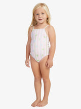 Girls 2-7 Pineapple Line One-Piece Swimsuit - Beachin Surf